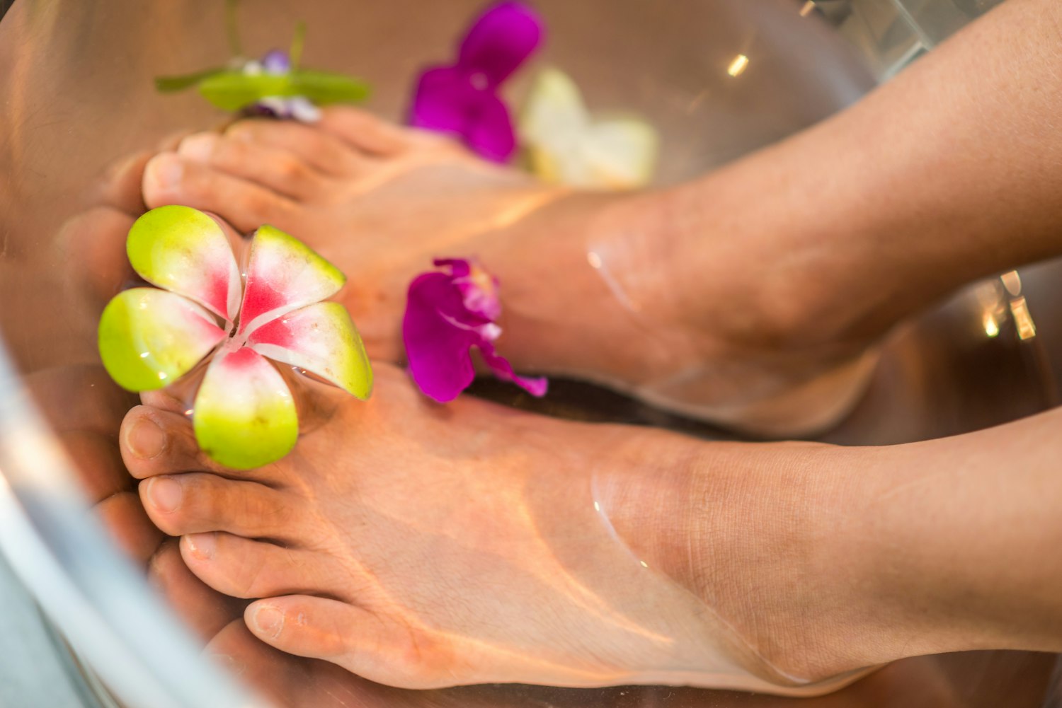 A body treatment at the salon