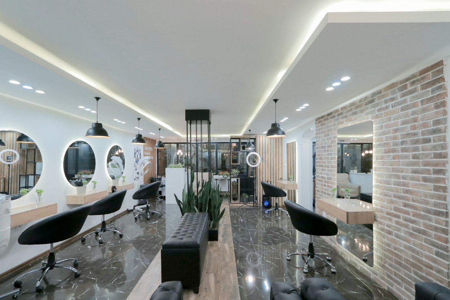 Inside the salon at 7 The Slade